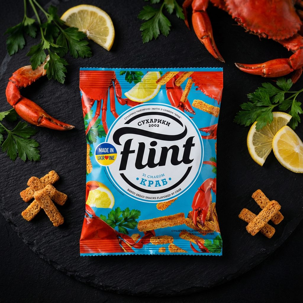 "Flint" rye croutons