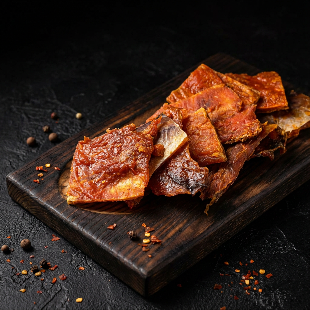 Peppered amber fish