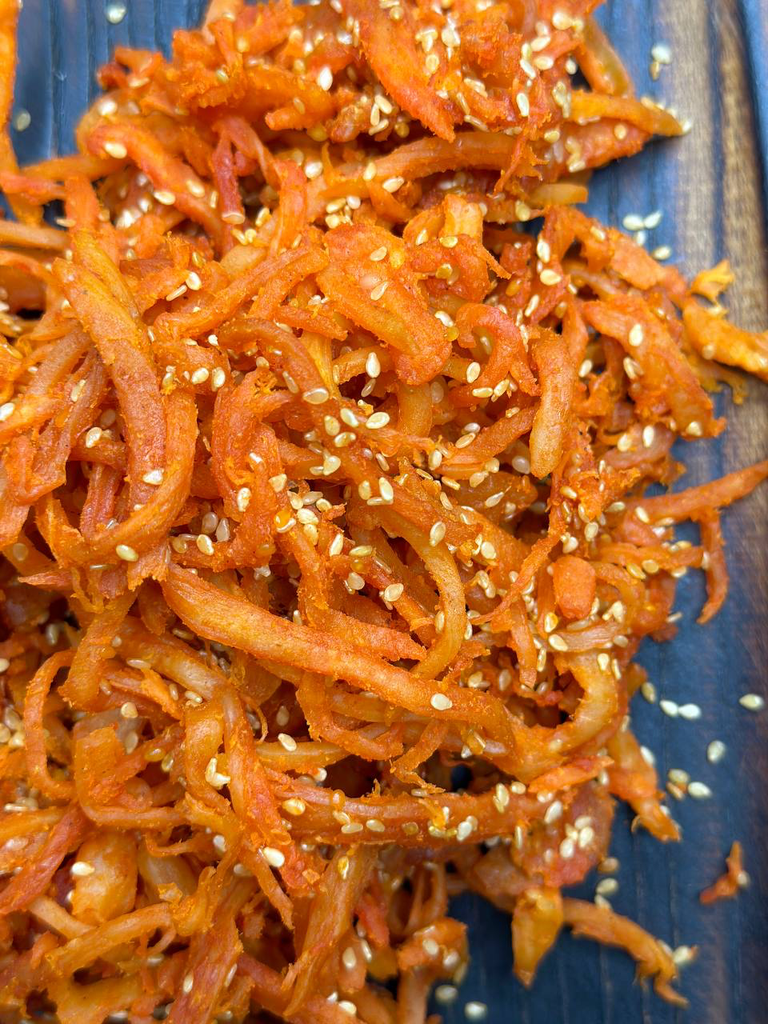 Стружка кальмару з кунжутом