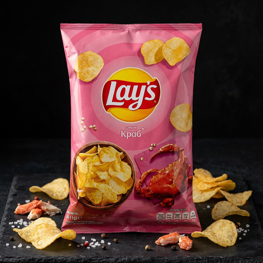 Чіпси Lay's з крабом