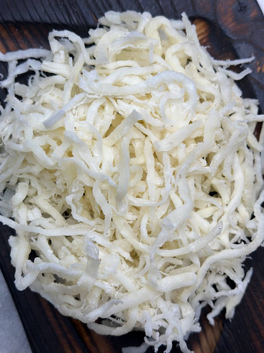 White squid shavings