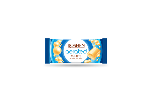 Roshen шоколадка біла пориста