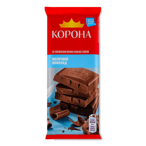 Корона шоколадка молочна